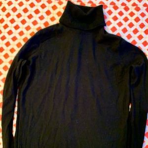 Max Studio, Turtleneck, black, merino wool.